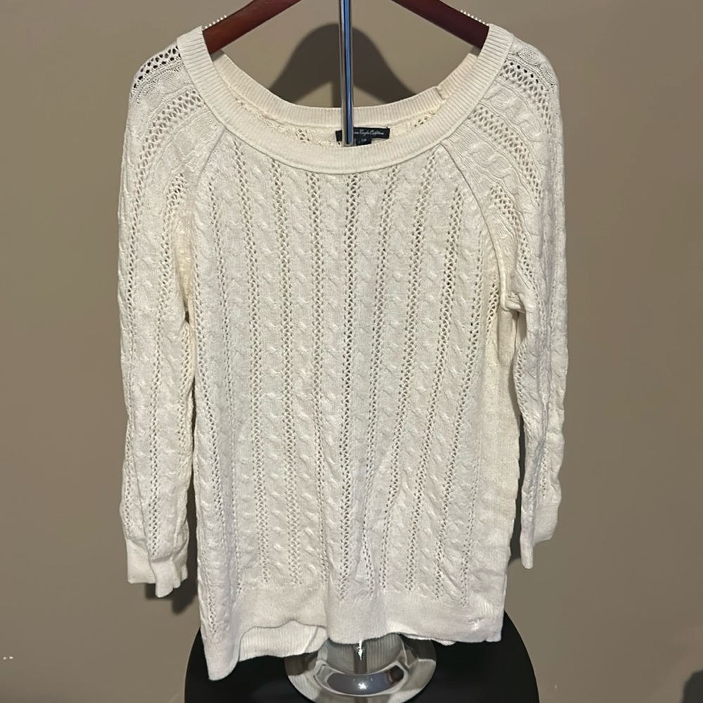 Cream sweater